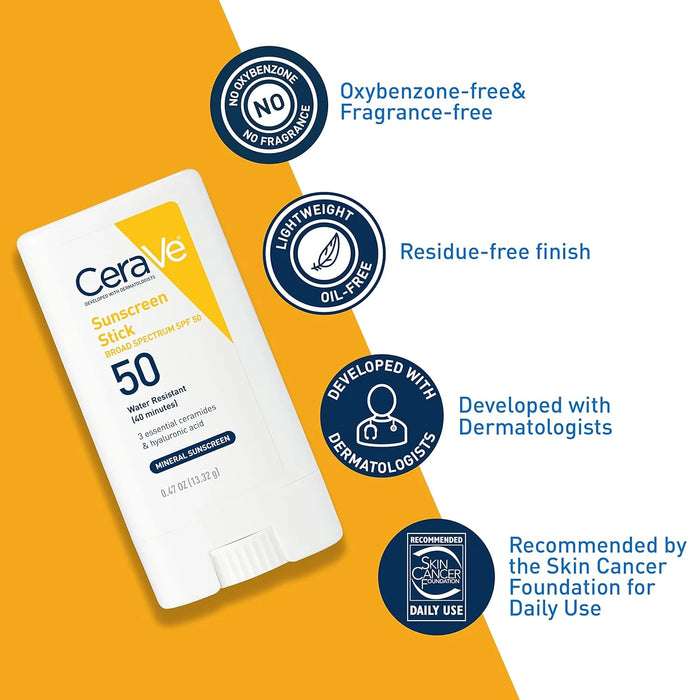 CeraVe Mineral Stick For Face SPF 50